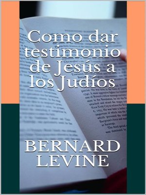 cover image of Como dar testimonio de Jesús a los Judíos